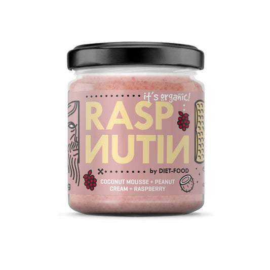 Bio Coconut Cream with Nuts and Raspberries-0